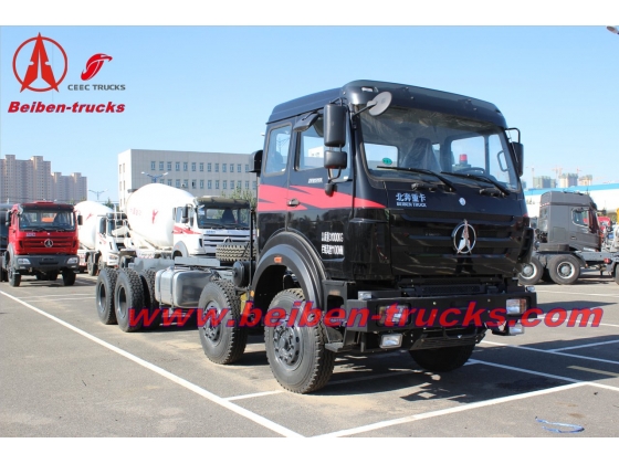 Militaty quality tractor truck Beiben heavy truck head for Africa  from china baotou