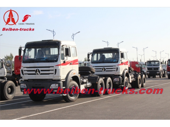 congo Beiben tractor truck 2638 North Benz 380hp prime mover 10 wheel truck head