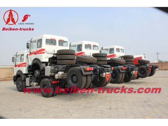 Military quality North Benz 2638 truck tractor Beiben 380hp haul truck  supplier