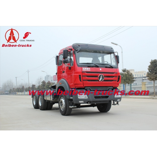 baotou Beiben power star 6x4 trucks tractor supplier