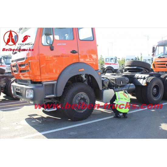 Hot sale Beiben 4x2 6 roues camion tracteur benz technology truck head  supplier