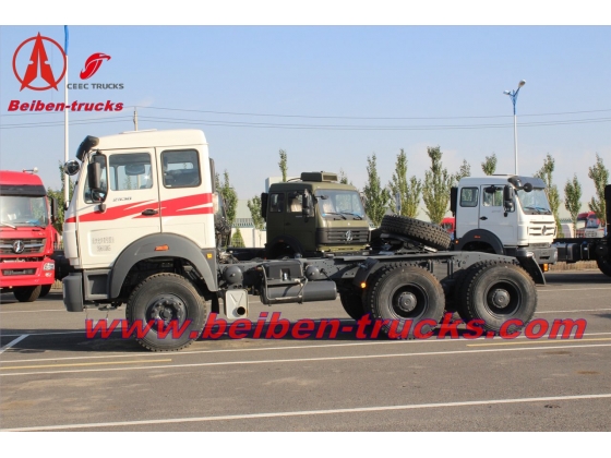 congo Beiben 380hp tractor truck 10 wheeler truck head North Benz 2538S  supplier