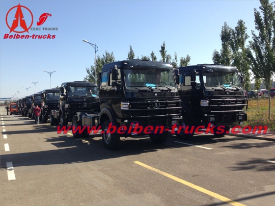 china Beiben 6x4 10 wheels tractor truck 420hp weichai engine