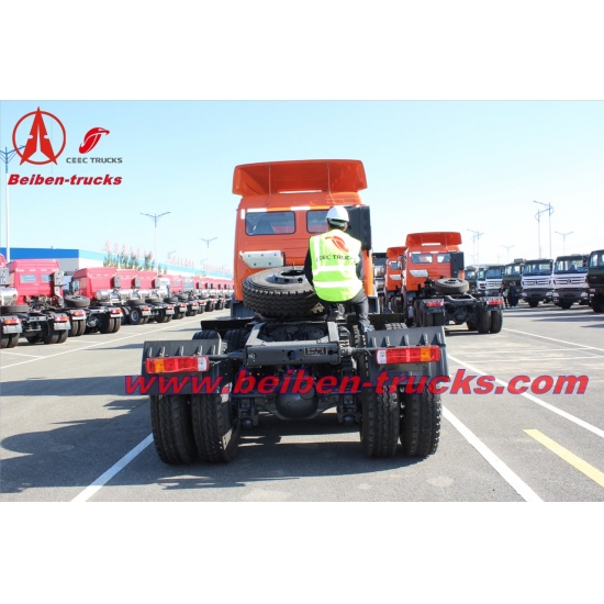 china Beiben 6*4 tractor truck 380hp 10 wheeler haulage prime mover  price