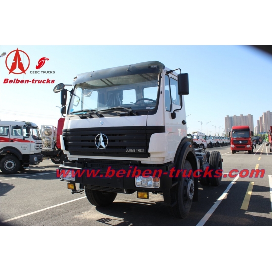 congo Beiben 380hp tractor truck 10 wheeler truck head North Benz 2538S  supplier