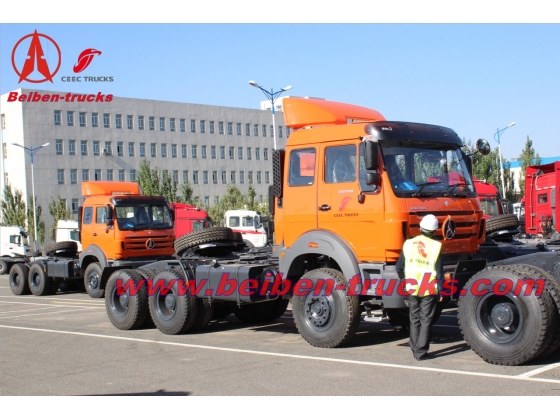 Benz copy BEIBEN V3 10 wheel tractor head trucks  supplier