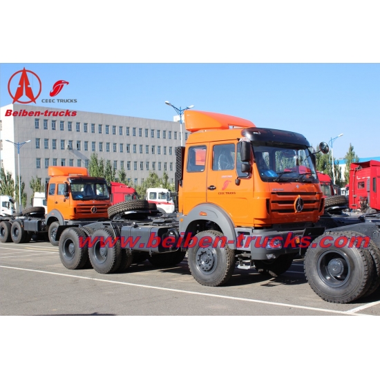 Beiben NG 80 6X4 tow tractor truck With 10 wheels for congo