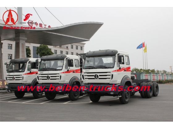 china Beiben Tractors 6x4 Trailer Head Truck 290-420hp NG80 V3 prime mover supplier