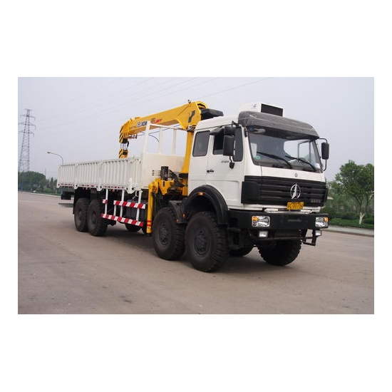 china best quality 16ton Beiben 8*4 truck mounted crane