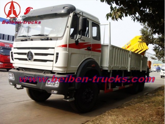 best 16ton Beiben truck mounted crane china manufacturer