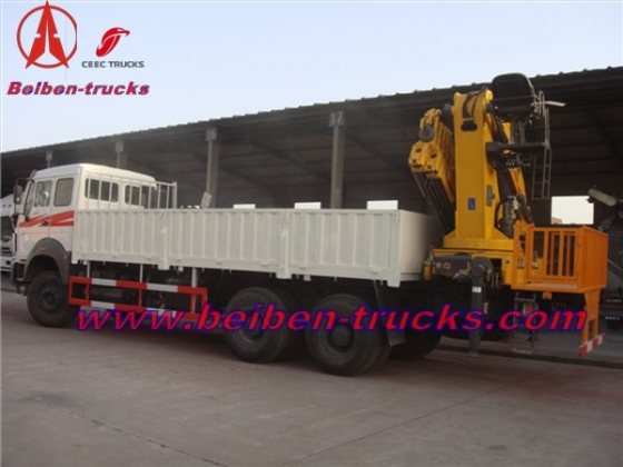 best 16ton Beiben truck mounted crane china manufacturer