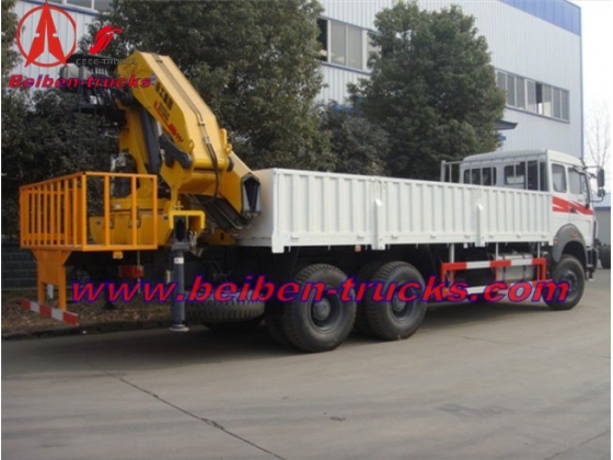 best 16ton Beiben truck mounted crane china manufacturer