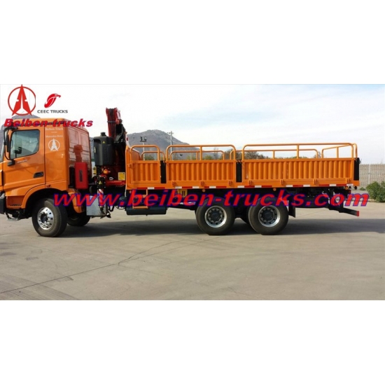 best price for 6.3 ton Beiben V3 truck mounted crane