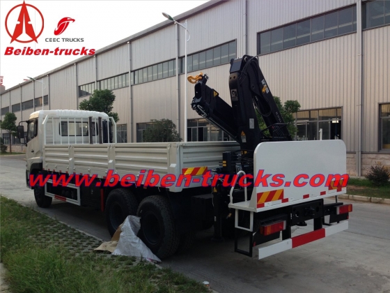 best price for 6.3 ton Beiben V3 truck mounted crane