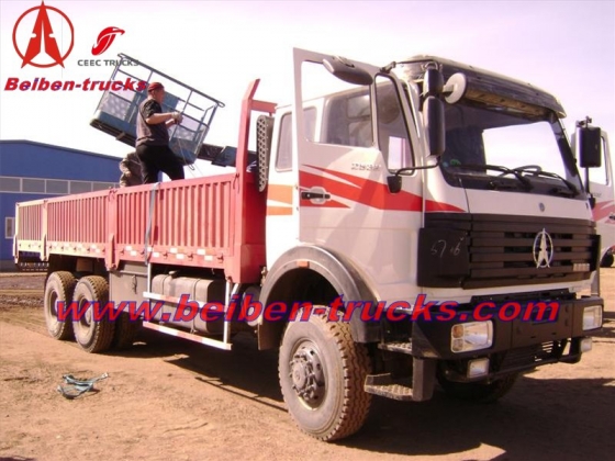 china north benz 10 T crane trucks manufacturer