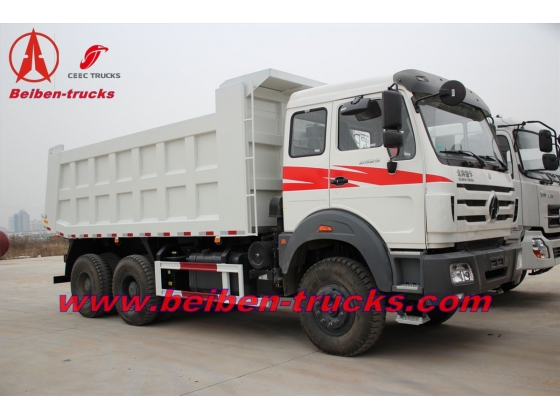 North benz 30ton tipper lorry 6x4 10 tyres dump truck China beiben truck  manufacturer