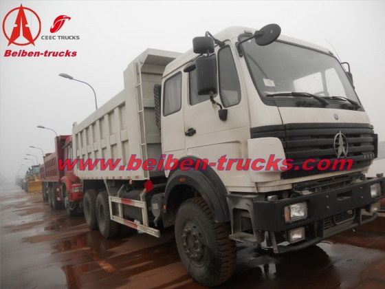 china Beiben dump truck 2538K north benz tipper truck 30ton  price