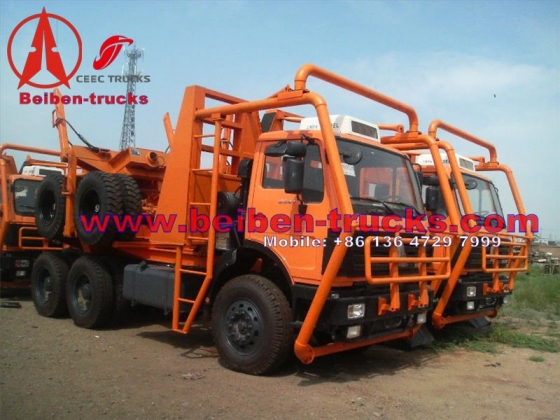 beiben 2538 all wheel drive wooden semi-trailers manufacturer