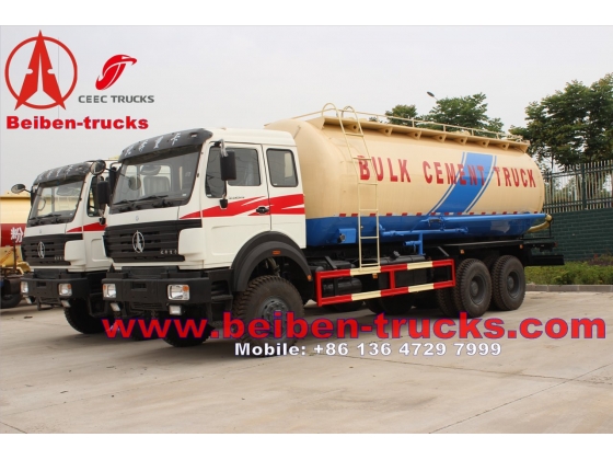 best beiben 6 wheel drive cement tanker truck price