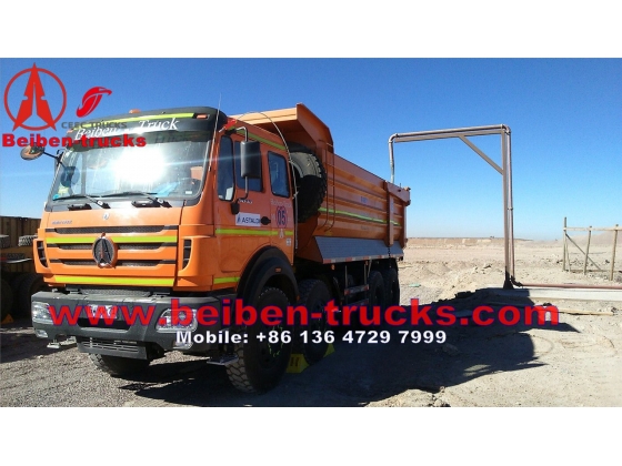 Beiben 8*4 3142 heavy duty dump trucks  manufacturer