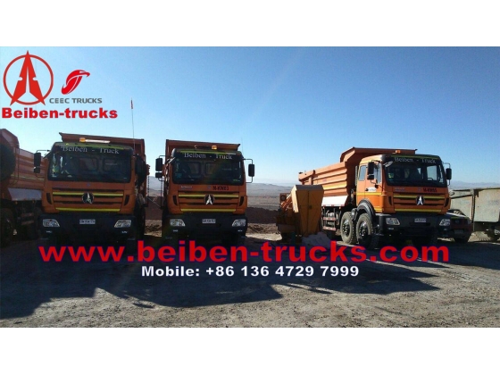 Beiben 8*4 3142 heavy duty dump trucks  manufacturer