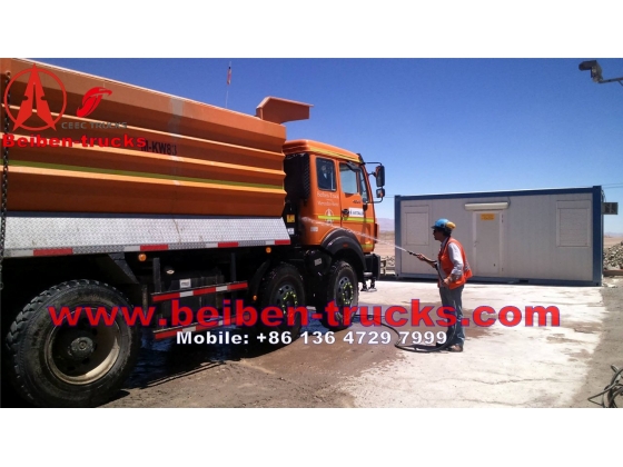 Beiben 8*4 3142 heavy duty dump trucks  manufacturer