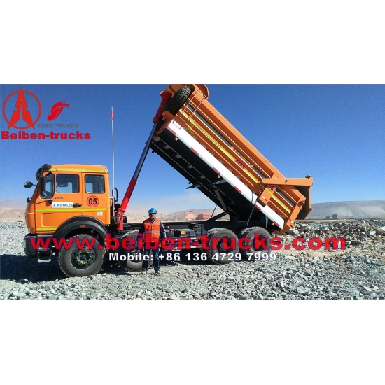 Beiben 8*4 3142 heavy duty dump trucks  manufacturer