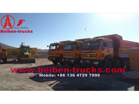 Beiben 8*4 3142 heavy duty dump trucks  manufacturer