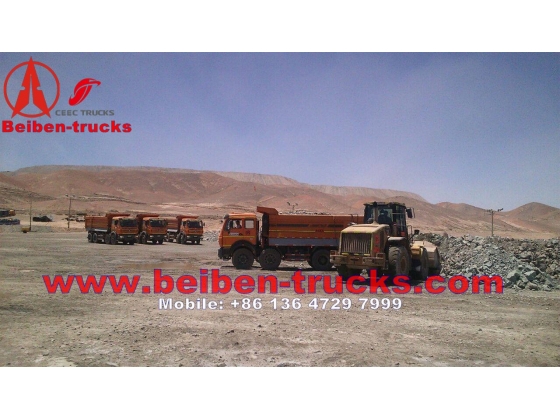 Beiben 8*4 3142 heavy duty dump trucks  manufacturer