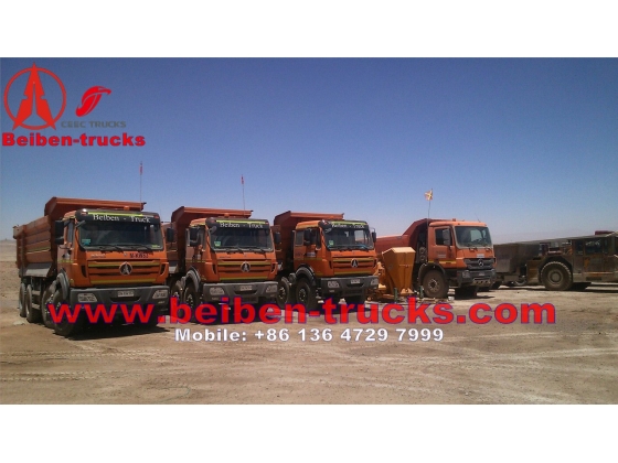 Beiben 8*4 3142 heavy duty dump trucks  manufacturer