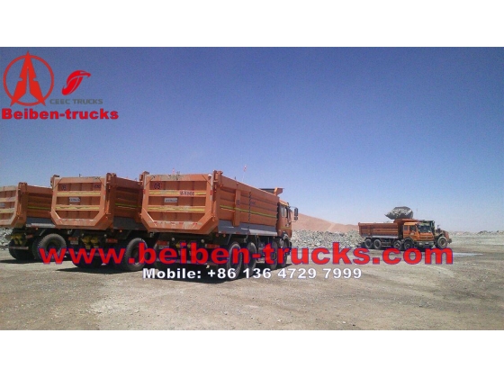 Beiben 8*4 3142 heavy duty dump trucks  manufacturer