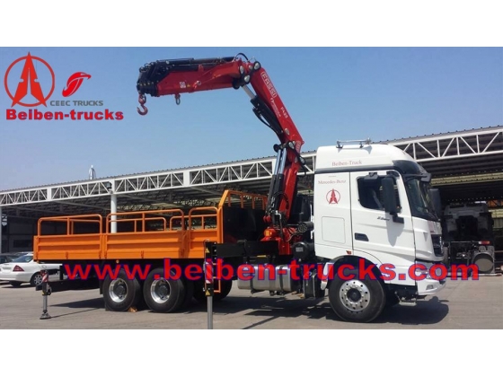 China beiben V3 10 T truck mounted crane