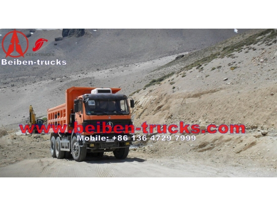 north benz 25 Ton dump truck 6*4 driving