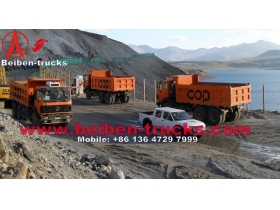 used Benz technology Beiben dump truck 6x4 tipper 340hp