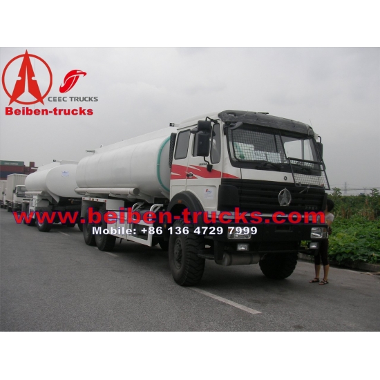 North benz 2534 6*6 wheel drive fuel trucks manufacturer