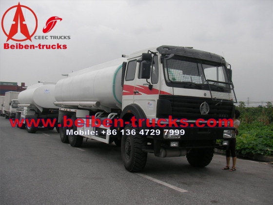 North benz 2534 6*6 wheel drive fuel trucks manufacturer