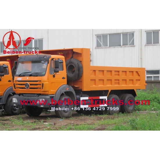 kenya 10 wheeler beiben 380 hp engine tipper truck for sale