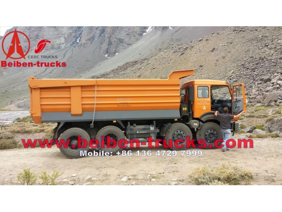 north benz 8x4 400 hP camions benne manufacturer china