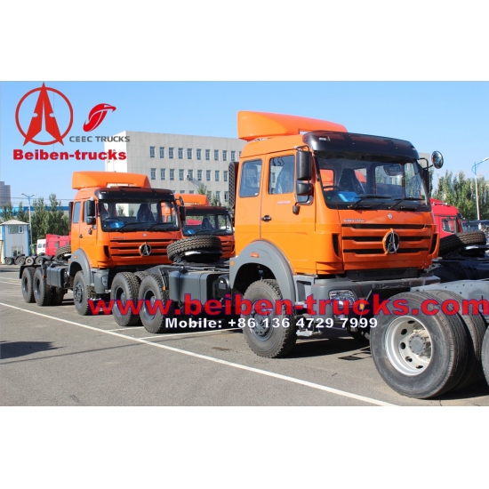 china North Benz Tractor Head RHD 380hp/420hp with WEICHAI engine Fuller Gear box