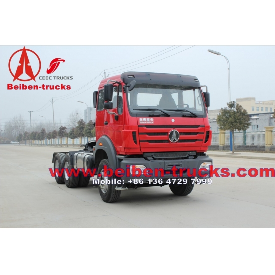 china World Famous North Benz tractor Truck with Mercedes Benz tractor truck technology 420hp Tractor truck with WEICHAI engine