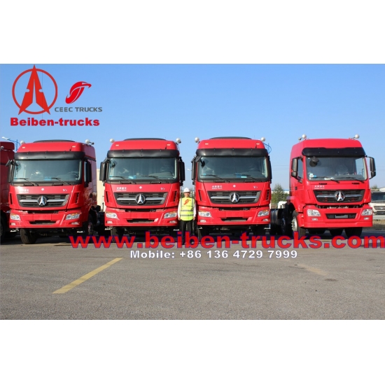 china North Benz Weichai Engine 270-480hp 6x4 Beiben RHD Truck Tractor  price