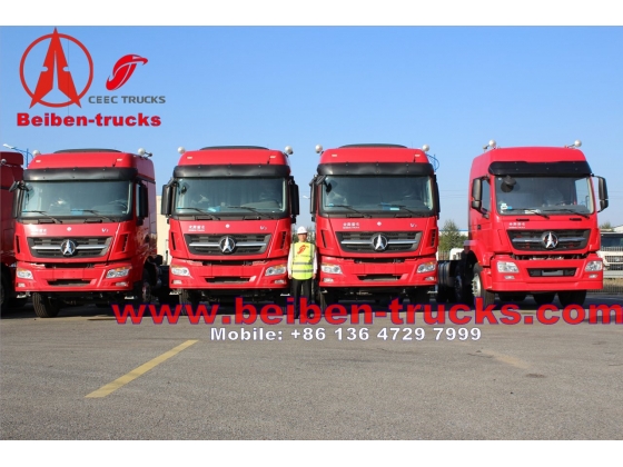 china North Benz Weichai Engine 270-480hp 6x4 Beiben RHD Truck Tractor  price