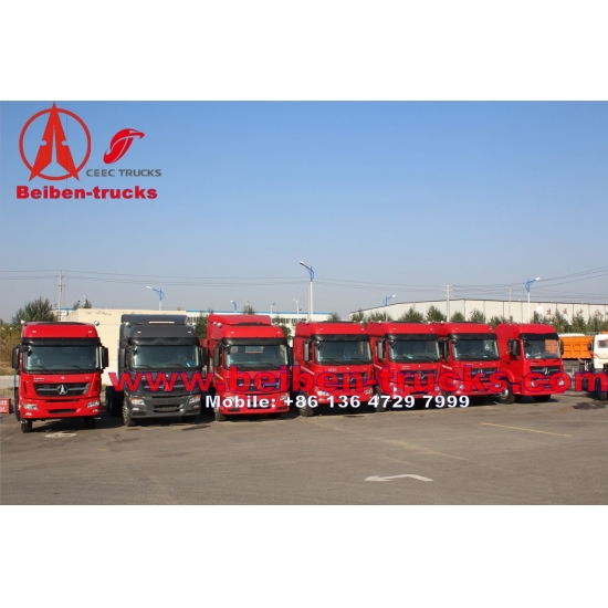 china Bei ben new generation V3 420hp 6x4 tractor head truck supplier for algeria