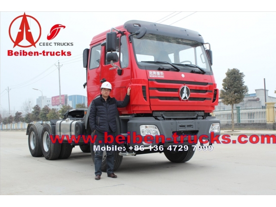 africa BeiBen 6x4 V3 375hp,380hp.420hp Tractor Truck brand china beiben