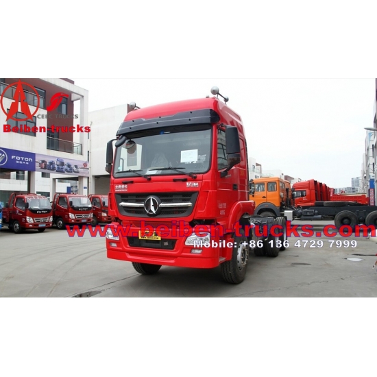 cheapest price Beiben LHD 6x4 V3 EUROIII Weichai Engine 375hp 11wheels 40t International Tractor truck Head For Sale