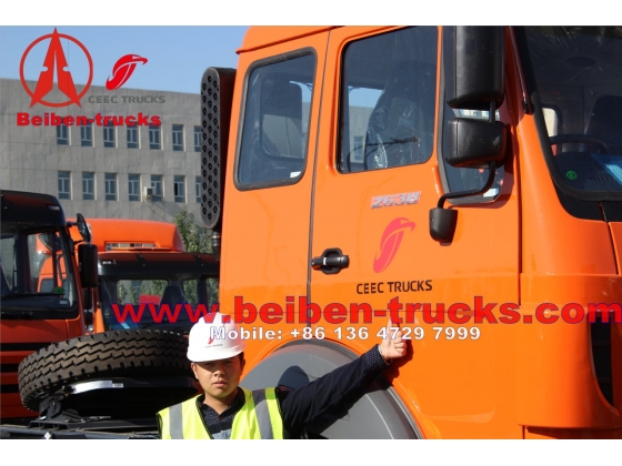 CHINA Beiben NG80 6x4 380hp tractor truck with best price for congo