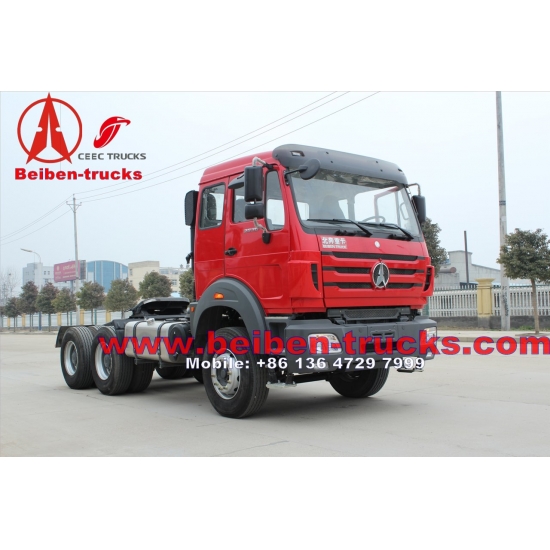 Hot Selling Beiben / Power Star Trailer Tractor Truck Camion Prime Mover with WD Engine For Congo