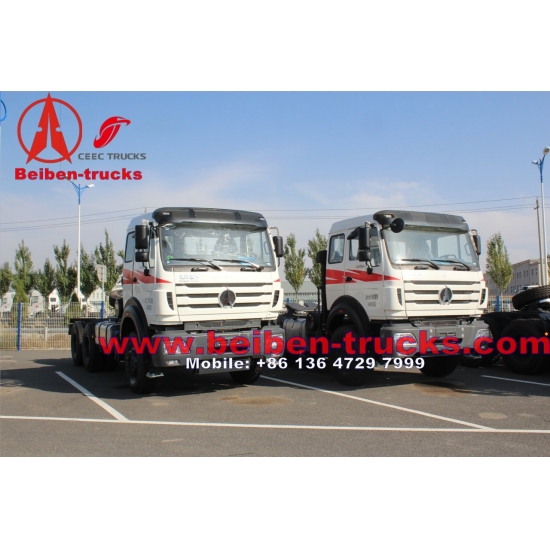 china Beiben Truck 6X4 Tractor Head LHD Drive 420hp ND4253B34J  price