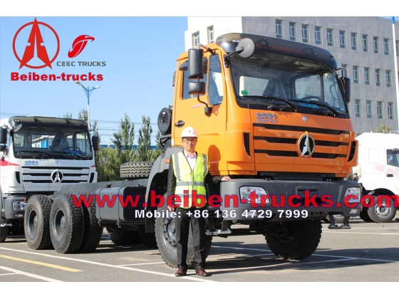 Beiben Truck WEICHAI Engine 6x4 NG80 Tractor Truck for africa congo customer