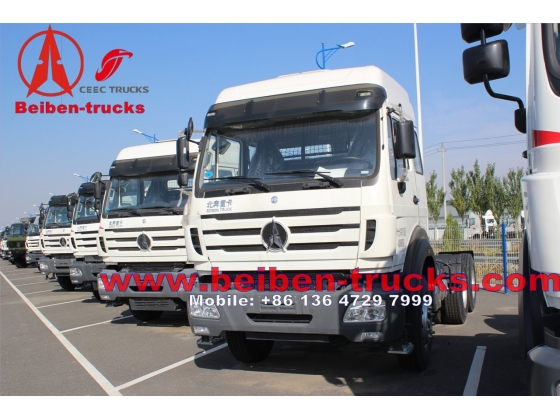 North Benz tractor head beiben truck 6x4 380hp EURO 3 tractor truck  price from china plant